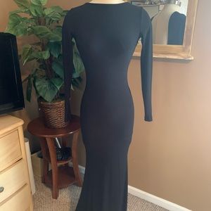 Long black dress